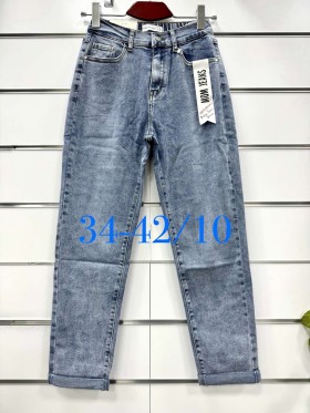 Spodnie Jeansy damskie , size 34-42, paczka 10szt ,