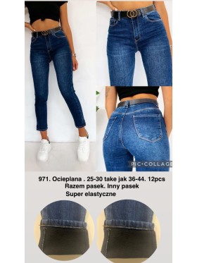 Spodnie Jeansy damskie , size 25-30, paczka 12szt ,