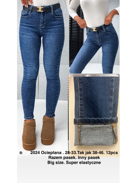 Spodnie Jeansy damskie , size 28-33, paczka 12szt ,