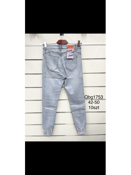 Spodnie Jeansy damskie .Size 42-50.paczka 10szt,