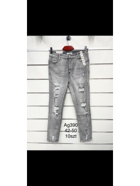 Spodnie Jeansy damskie .Size 42-50.paczka 10szt,