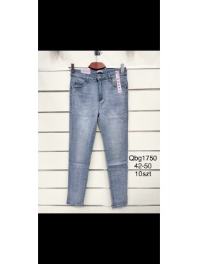 Spodnie Jeansy damskie .Size 42-50.paczka 10szt,