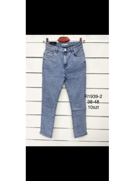 Spodnie Jeansy damskie .Size 38-48.paczka 10szt,