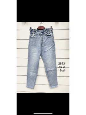 Spodnie Jeansy damskie .Size xs-xl.paczka 12szt,