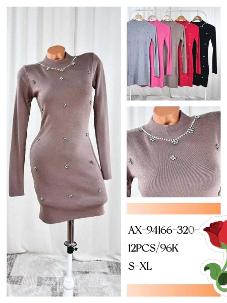 Sukienki damskie , size s-xl paczka 12szt ,mix kolor