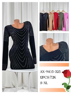 Sukienki damskie , size s-xl paczka 12szt ,mix kolor