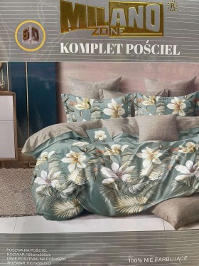 Komplet pościeli 100% satyna - bawełna 3 częściowy Rozmiar : 160/200cm