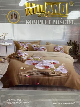 Komplet pościeli 100% satyna - bawełna 3 częściowy Rozmiar : 160/200cm