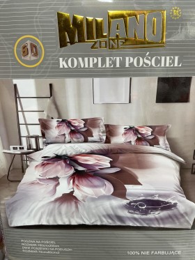 Komplet pościeli 100% satyna - bawełna 3 częściowy Rozmiar : 160/200cm