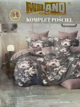 Komplet pościeli 100% satyna - bawełna 3 częściowy Rozmiar : 160/200cm