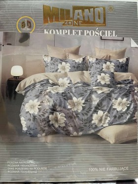 Komplet pościeli 100% satyna - bawełna 3 częściowy Rozmiar : 160/200cm