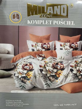 Komplet pościeli 100% satyna - bawełna 3 częściowy Rozmiar : 160/200cm