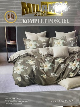 Komplet pościeli 100% satyna - bawełna 3 częściowy Rozmiar : 160/200cm