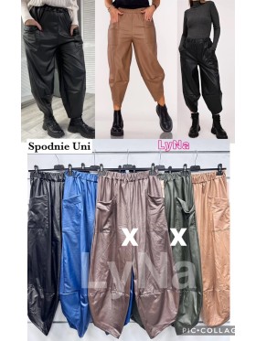 Spodnie damskie Włoskie, size UNI, paczka 6szt ,Mix kolor