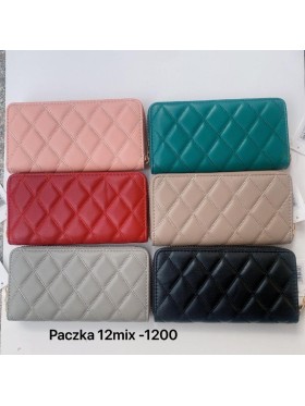 Portfel damskie ( standard, 12szt.mix kolor )
