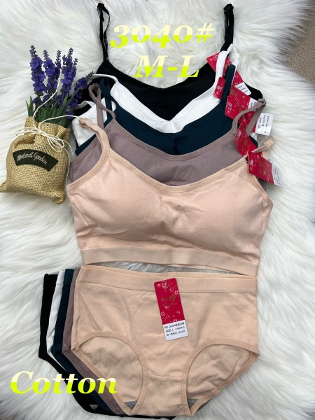 Komplet bielizny damski size  M-l, paczka 10szt mix kolor