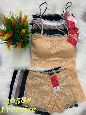Komplet bielizny damski freesize  , paczka 10szt mix kolor