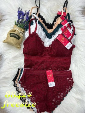 Komplet bielizny damski freesize  , paczka 10szt mix kolor