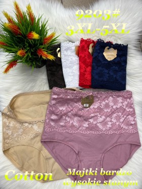 Majtki  damskie size 3-5xl , paczka 24szt mix kolor