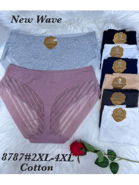 Majtki  damskie size 2-4xl , paczka 24szt mix kolor