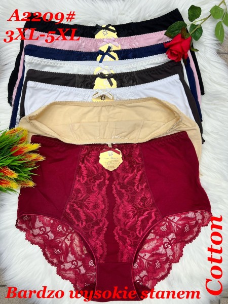 Majtki  damskie size 3-5xl , paczka 24szt mix kolor