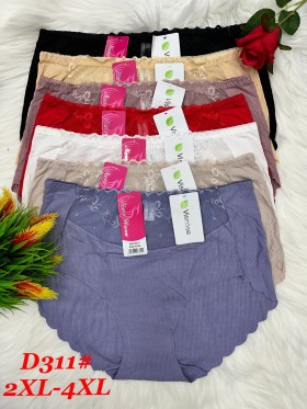 Majtki  damskie size 2xl-4xl , paczka 24szt mix kolor