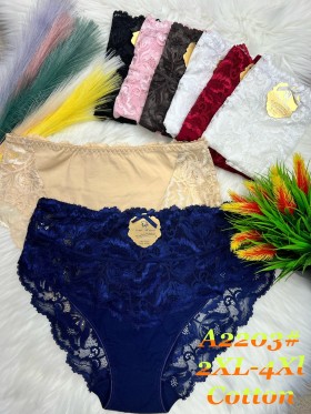 Majtki  damskie size 3-5xl , paczka 24szt mix kolor