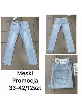 Spodnie Jeansy meskie , size 30-42,paczka 12szt ,