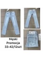 Spodnie Jeansy meskie , size 30-42,paczka 12szt ,