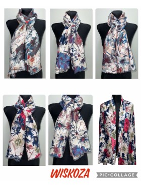 Szaliki Damskie , size standard (12szt/paczka) mix kolor,