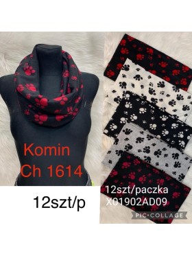 Kominy Damskie, paczka 12szt mix kolor