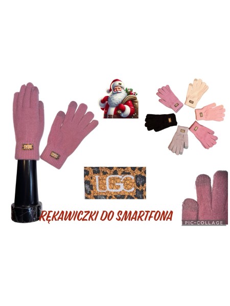 Rękawiczki Damskie, paczka 12szt mix kolor