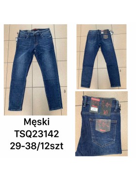 Spodnie Jeansy meskie , size 29-38,paczka 12szt ,