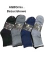 Skarpetki męskie: rozm 39-47, paczka 40 para, mix kolor. BEZUCISKOWE