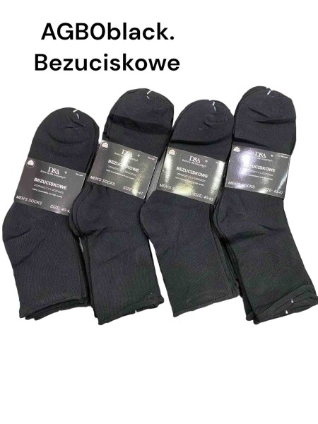 Skarpetki męskie: rozm 39-47, paczka 40 para, 1 kolor. BEZUCISKOWE