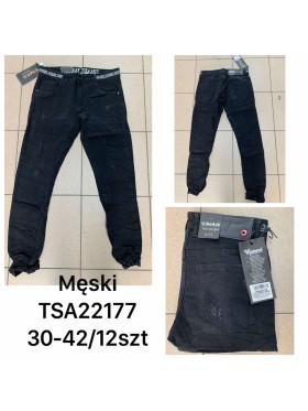 Spodnie Jeansy meskie , size 30-42, paczka 12szt