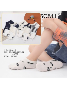 SKARPETY/STOPKI DZIECIĘCE. SIZE 23-34, MIX KOLOR (40PAR/PACZKA)