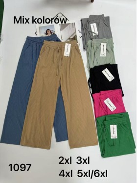 SPODNIE/LEGGINSY DAMSKIE. SIZE 2XL-6XL, KOLOR:MIX (12szt/paczka)