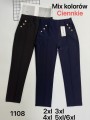 SPODNIE/LEGGINSY DAMSKIE. SIZE 2XL-6XL, KOLOR:MIX (12szt/paczka)