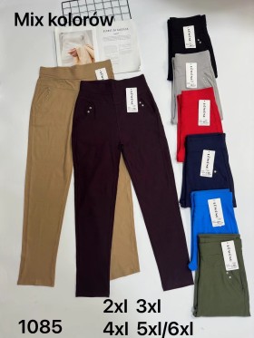 SPODNIE/LEGGINSY DAMSKIE. SIZE 2XL-6XL, KOLOR:MIX (12szt/paczka)