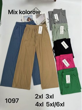 SPODNIE/LEGGINSY DAMSKIE. SIZE 2XL-6XL, KOLOR:MIX (12szt/paczka)