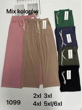 SPODNIE/LEGGINSY DAMSKIE. SIZE 2XL-6XL, KOLOR:MIX (12szt/paczka)