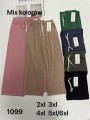 SPODNIE/LEGGINSY DAMSKIE. SIZE 2XL-6XL, KOLOR:MIX (12szt/paczka)