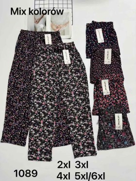 SPODNIE/LEGGINSY DAMSKIE. SIZE 2XL-6XL, KOLOR:MIX (12szt/paczka)