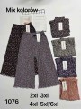 SPODNIE/LEGGINSY 3/4 DAMSKIE. SIZE 5XL-9XL, KOLOR:MIX (12szt/paczka)