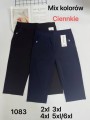 SPODNIE/LEGGINSY 3/4 DAMSKIE. SIZE 2XL-6XL, KOLOR:MIX (12szt/paczka)