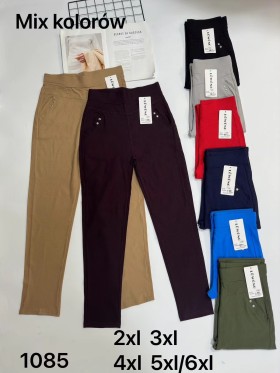 SPODNIE/LEGGINSY DAMSKIE. SIZE 2XL-6XL, KOLOR:MIX (12szt/paczka)