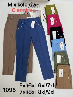 SPODNIE/LEGGINSY DAMSKIE. SIZE 5XL-9XL, KOLOR:MIX (12szt/paczka)