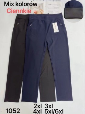 SPODNIE/LEGGINSY DAMSKIE. SIZE 2XL-6XL, KOLOR: JAK NA ZDJĘCIU (12szt/paczka)