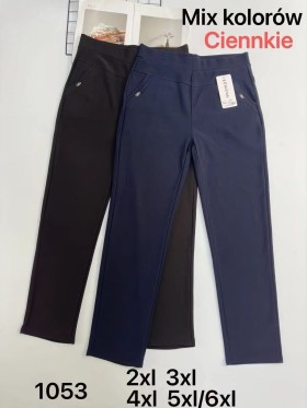 SPODNIE/LEGGINSY DAMSKIE. SIZE 2XL-6XL, KOLOR: JAK NA ZDJĘCIU (12szt/paczka)